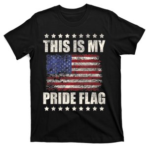 This Is My Pride Flag USA American 4th Of July Patriotic T-Shirt