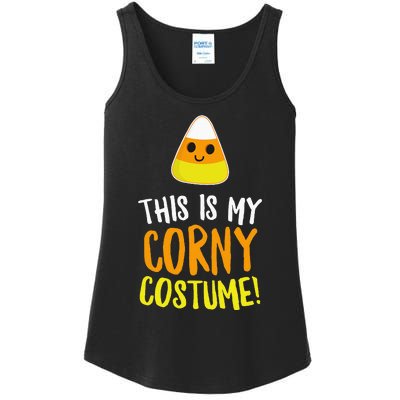 This Is My Corny Costume Funny Halloween Outfit Ladies Essential Tank