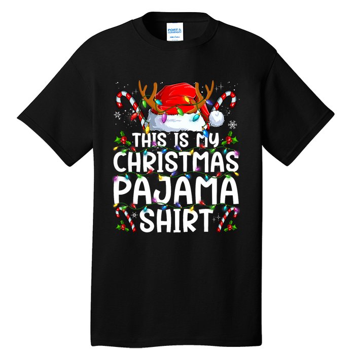 This Is My Christmas Pajama Funny Xmas Pjs Tall T-Shirt