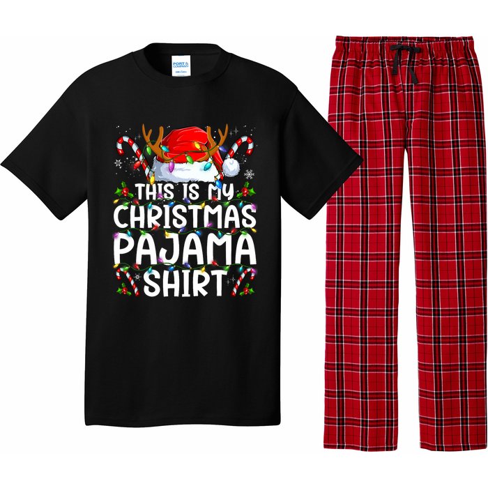 This Is My Christmas Pajama Funny Xmas Pjs Pajama Set