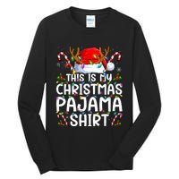 This Is My Christmas Pajama Funny Xmas Pjs Tall Long Sleeve T-Shirt