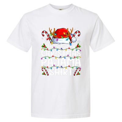 This Is My Christmas Pajama Funny Xmas Pjs Garment-Dyed Heavyweight T-Shirt