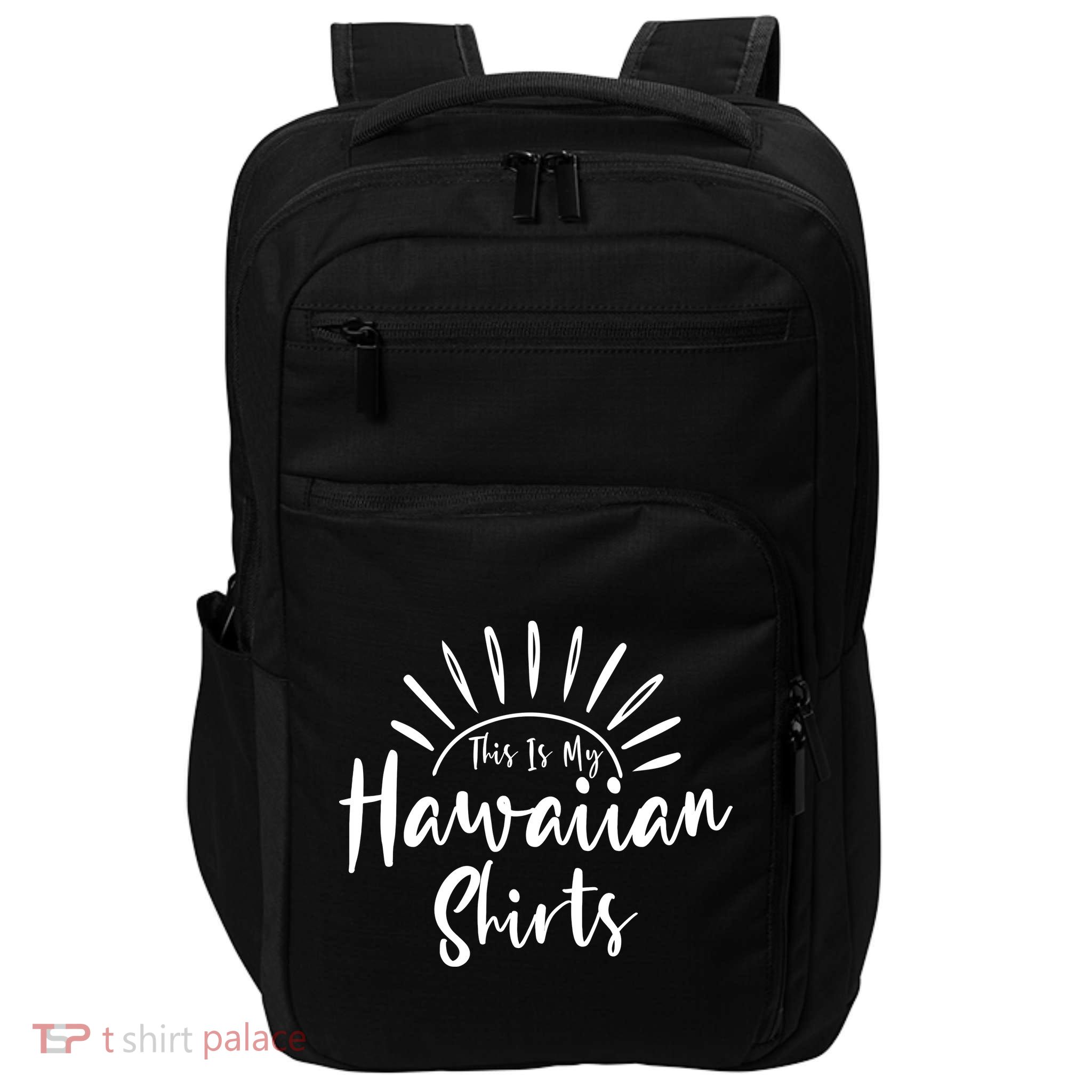This Is My Hawaiian Shirts Retro Summer Vacation Party Hawaii Impact Tech Backpack