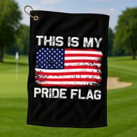 This Is My Pride Flag Golf Towel