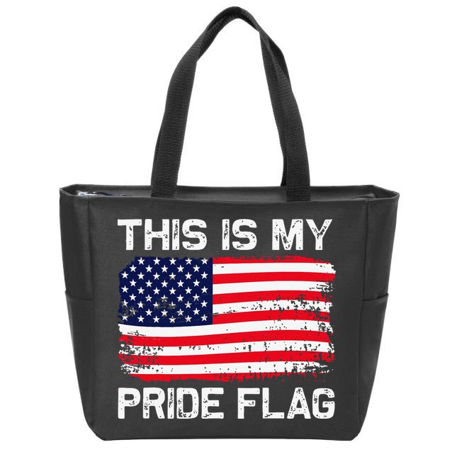 This Is My Pride Flag Zip Tote Bag