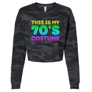 This Is My 70s Costume, 1970s Party Cropped Pullover Crew