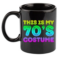 This Is My 70s Costume, 1970s Party 11oz C Handle Ceramic Mug