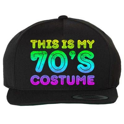 This Is My 70s Costume, 1970s Party Wool Snapback Cap