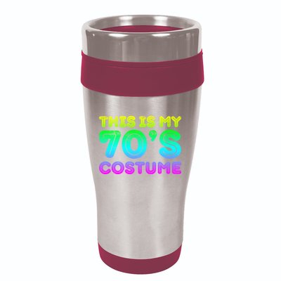 This Is My 70s Costume, 1970s Party 16oz Travel Tumbler