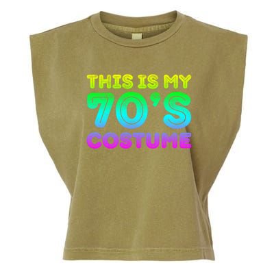 This Is My 70s Costume, 1970s Party Garment-Dyed Women's Muscle Tee