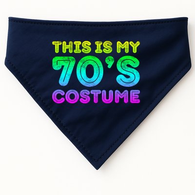 This Is My 70s Costume, 1970s Party USA-Made Doggie Bandana