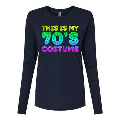 This Is My 70s Costume, 1970s Party Womens Cotton Relaxed Long Sleeve T-Shirt