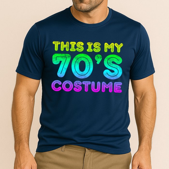 This Is My 70s Costume, 1970s Party Cooling Performance Crew T-Shirt