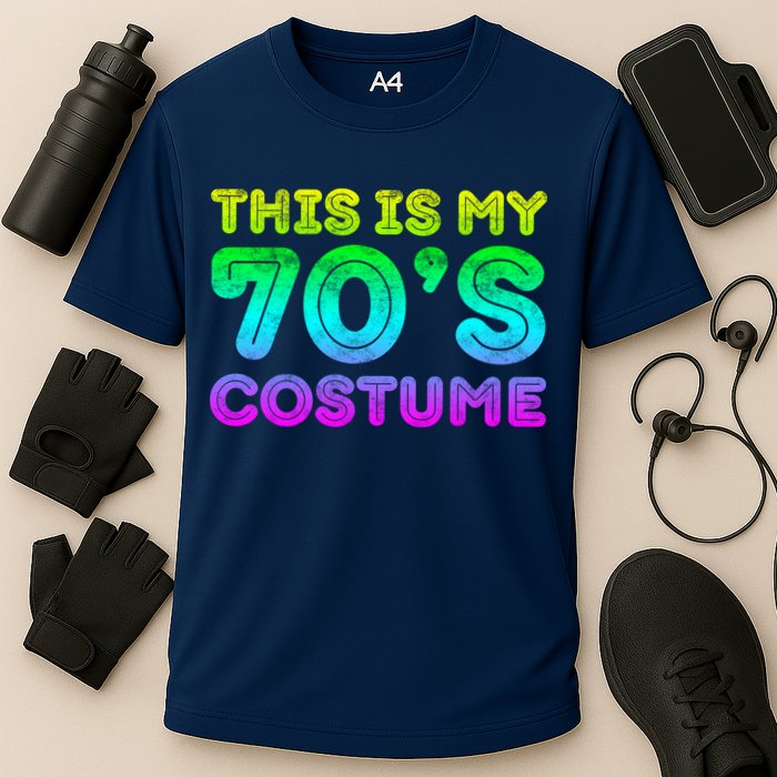This Is My 70s Costume, 1970s Party Cooling Performance Crew T-Shirt