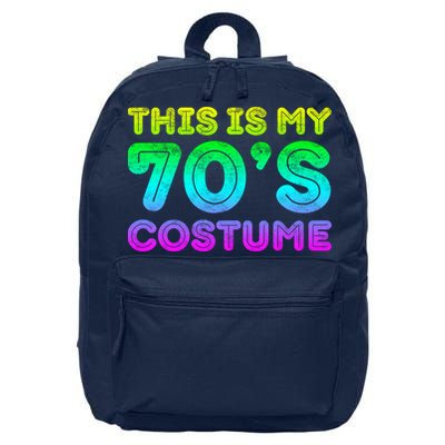 This Is My 70s Costume, 1970s Party 16 in Basic Backpack