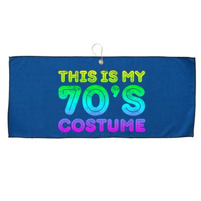 This Is My 70s Costume, 1970s Party Large Microfiber Waffle Golf Towel