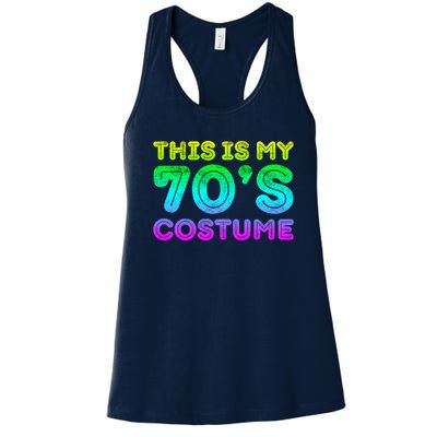 This Is My 70s Costume, 1970s Party Women's Racerback Tank