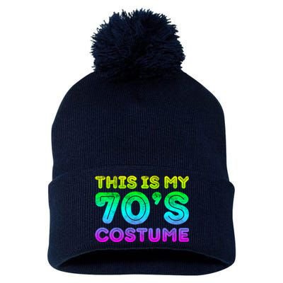 This Is My 70s Costume, 1970s Party Pom Pom 12in Knit Beanie