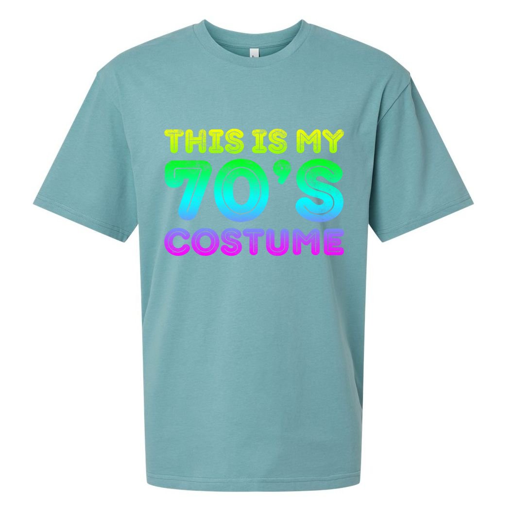 This Is My 70s Costume, 1970s Party Sueded Cloud Jersey T-Shirt