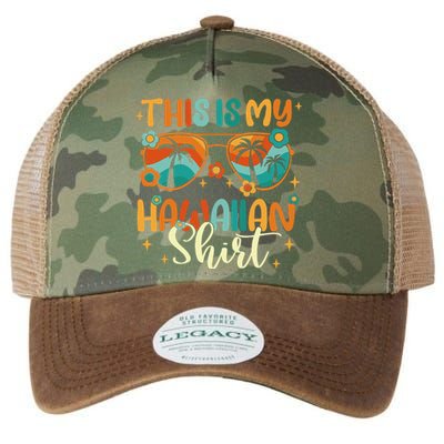 This Is My Hawaiian Summer Vacation Legacy Tie Dye Trucker Hat