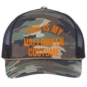 This Is My Halloween Costume Retro Rope Trucker Hat Cap