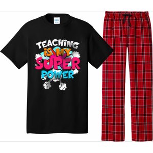 Teaching Is My Super Power Teacher League Lessons Pajama Set