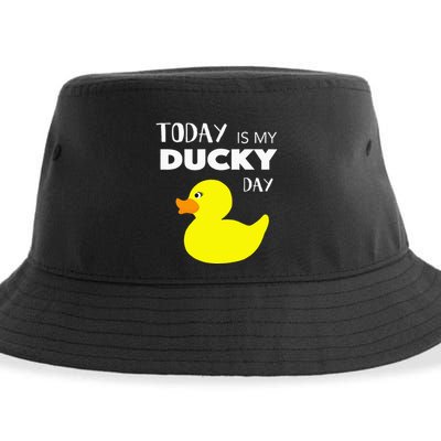 Today Is My Ducky Day I Lucky Day Sustainable Bucket Hat