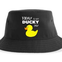 Today Is My Ducky Day I Lucky Day Sustainable Bucket Hat