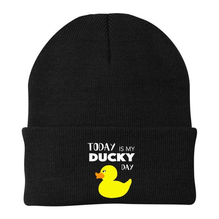 Today Is My Ducky Day I Lucky Day Beanie