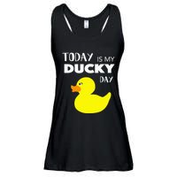 Today Is My Ducky Day I Lucky Day Ladies Essential Flowy Tank