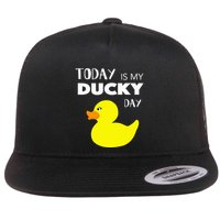 Today Is My Ducky Day I Lucky Day Flatbill Hat