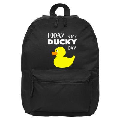 Today Is My Ducky Day I Lucky Day 16 in Basic Backpack