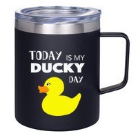 Today Is My Ducky Day I Lucky Day 12oz Stainless Steel Coffee Mug