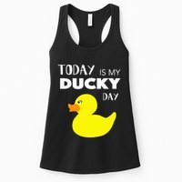 Today Is My Ducky Day I Lucky Day Womens Tank Top