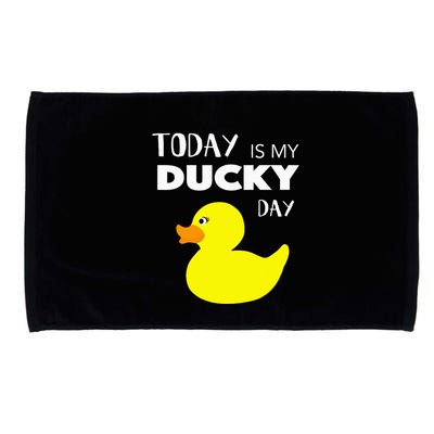 Today Is My Ducky Day I Lucky Day Microfiber Hand Towel