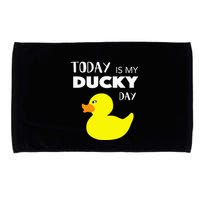 Today Is My Ducky Day I Lucky Day Microfiber Hand Towel