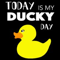 Today Is My Ducky Day I Lucky Day Wool Snapback Cap