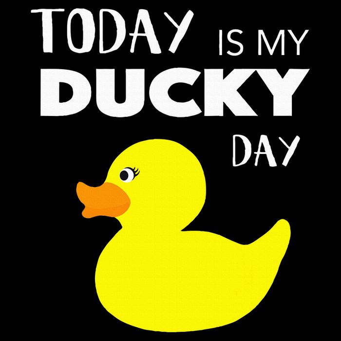 Today Is My Ducky Day I Lucky Day Wool Snapback Cap