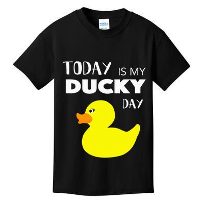 Today Is My Ducky Day I Lucky Day Kids T-Shirt