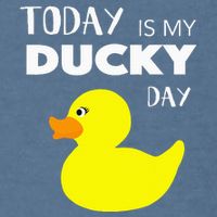 Today Is My Ducky Day I Lucky Day Garment-Dyed Sweatshirt