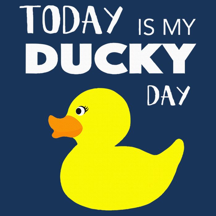Today Is My Ducky Day I Lucky Day Infant Baby Jersey Bodysuit