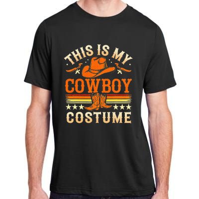 This Is My Cowboy Costume Fun Lazy Country Western Halloween Adult ChromaSoft Performance T-Shirt