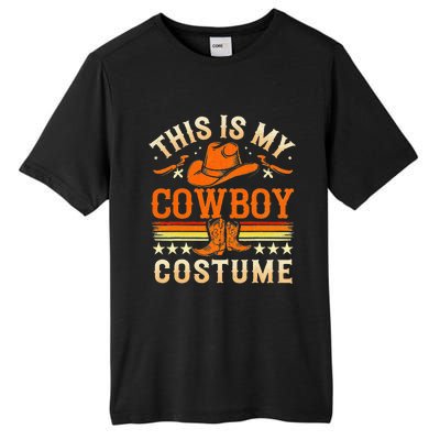 This Is My Cowboy Costume Fun Lazy Country Western Halloween Tall Fusion ChromaSoft Performance T-Shirt