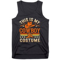 This Is My Cowboy Costume Fun Lazy Country Western Halloween Tank Top