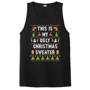 This Is My Ugly Sweater Funny Christmas PosiCharge Competitor Tank