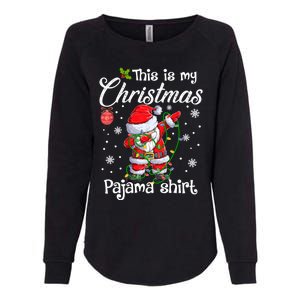 This Is My Christmas Pajama Cute Christmas Dabbing Santa Great Gift Womens California Wash Sweatshirt