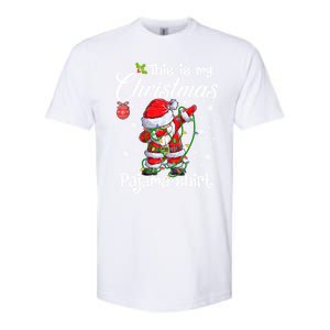 This Is My Christmas Pajama Cute Christmas Dabbing Santa Great Gift Softstyle CVC T-Shirt