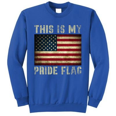 This Is My Pride Flag USA American Patriotic Sweatshirt