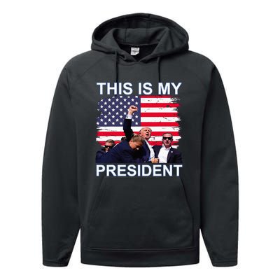 This Is My President Performance Fleece Hoodie