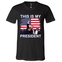 This Is My President V-Neck T-Shirt